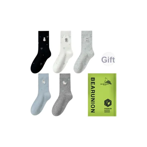 BEAR UNION Носки Crew Женские Combo Set