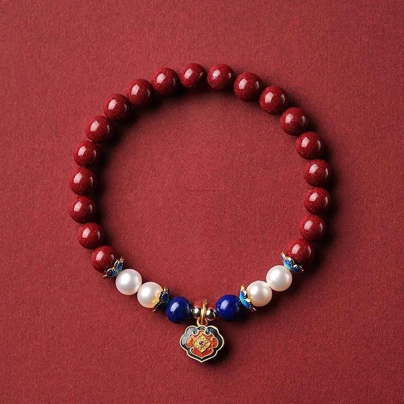 Kai Zhen Cinnabar Bracelets Unisex-1