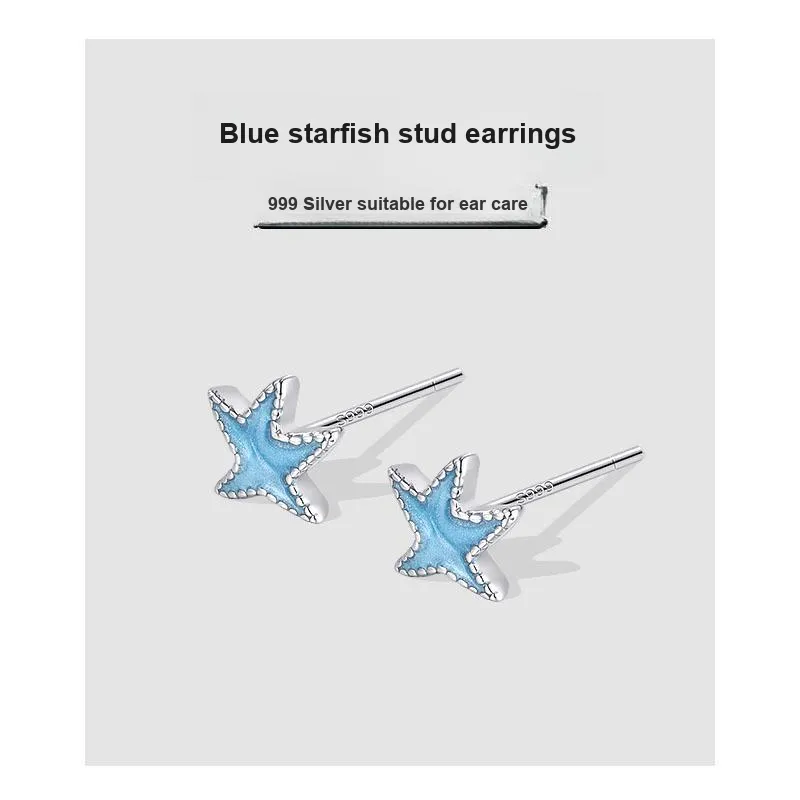 Daisy Dream 999 Fine Silver Stud Earrings Women's-4