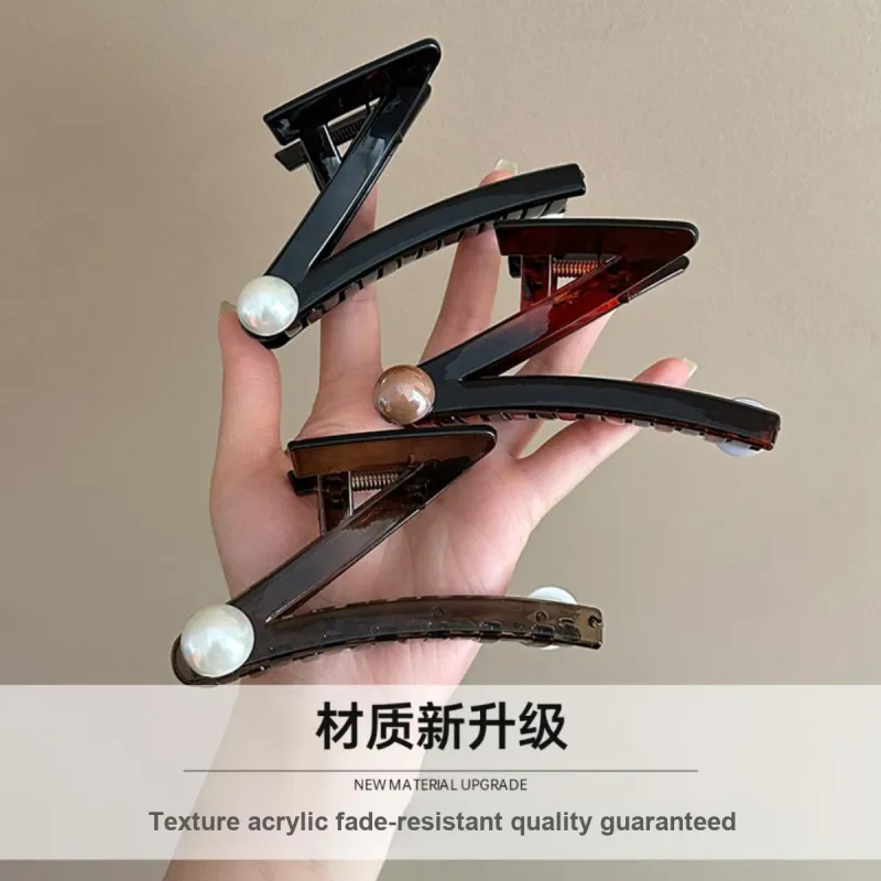 Specialoutlook Acrylic Hair Clips Women's-2