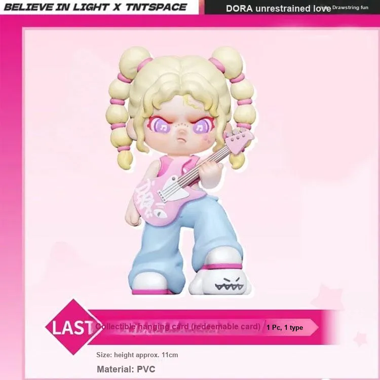 TNT SPACE DORA Unrestrained Love Collection, Collectible, Height 11cm Hang Tag Box-1