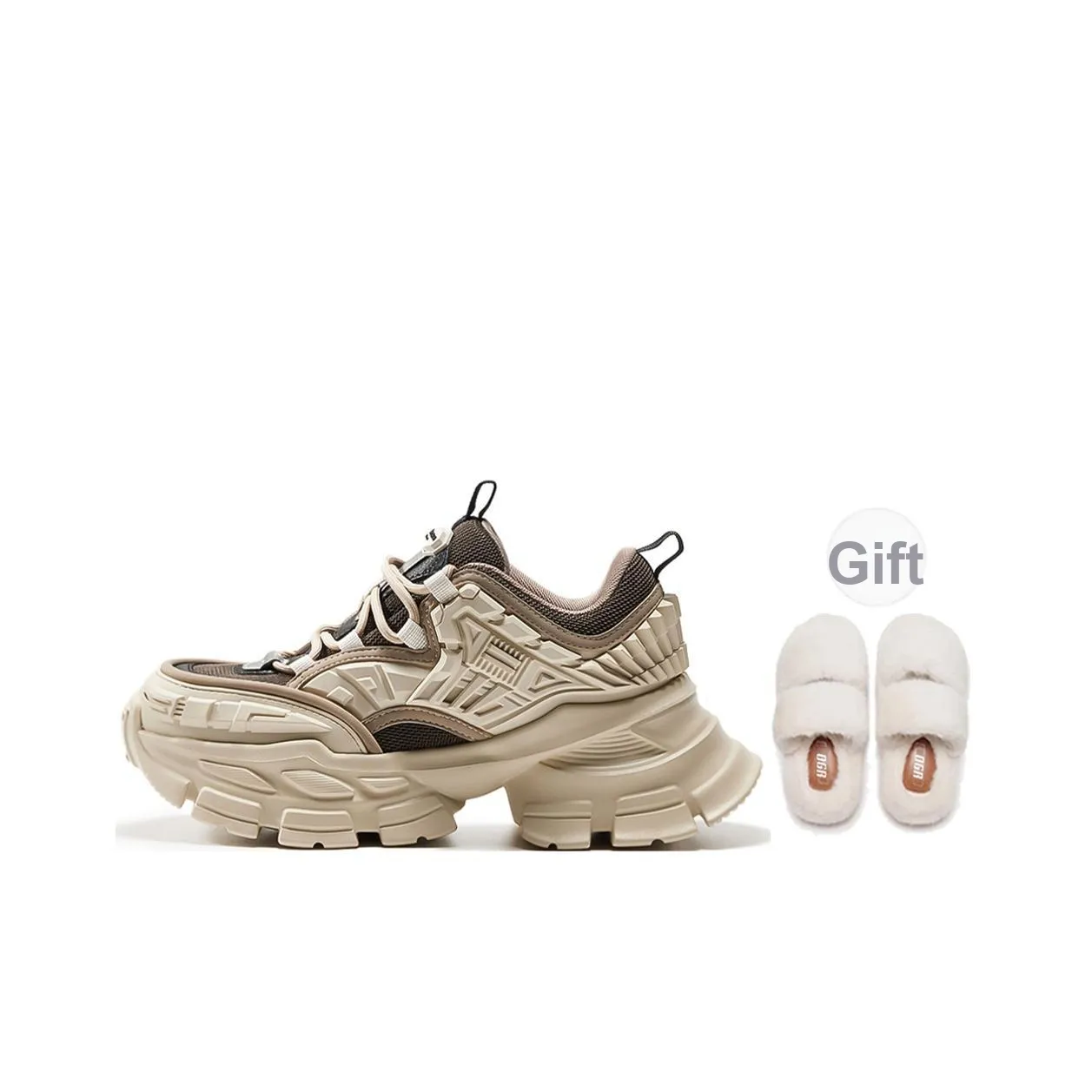 OGR Universe Carbon Blade Collection Низкий топ массивные кроссовки унисекс коричневый OG базовый