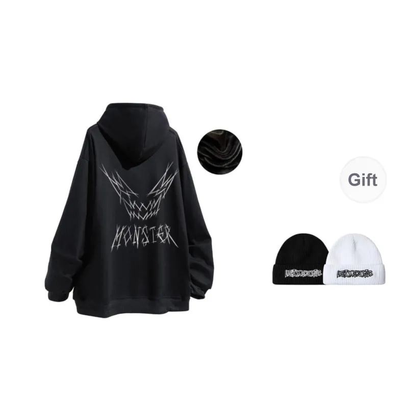 LIGHTNING MONSTER Sweatshirt Unisex Comes With Hats & Caps-21