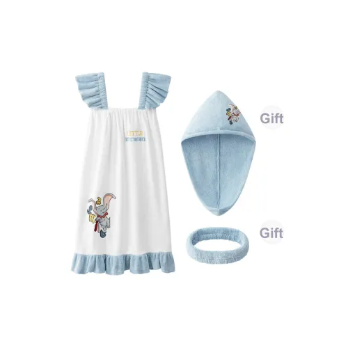 Gongdie X Disney Хлопальные халаты Женские Синие