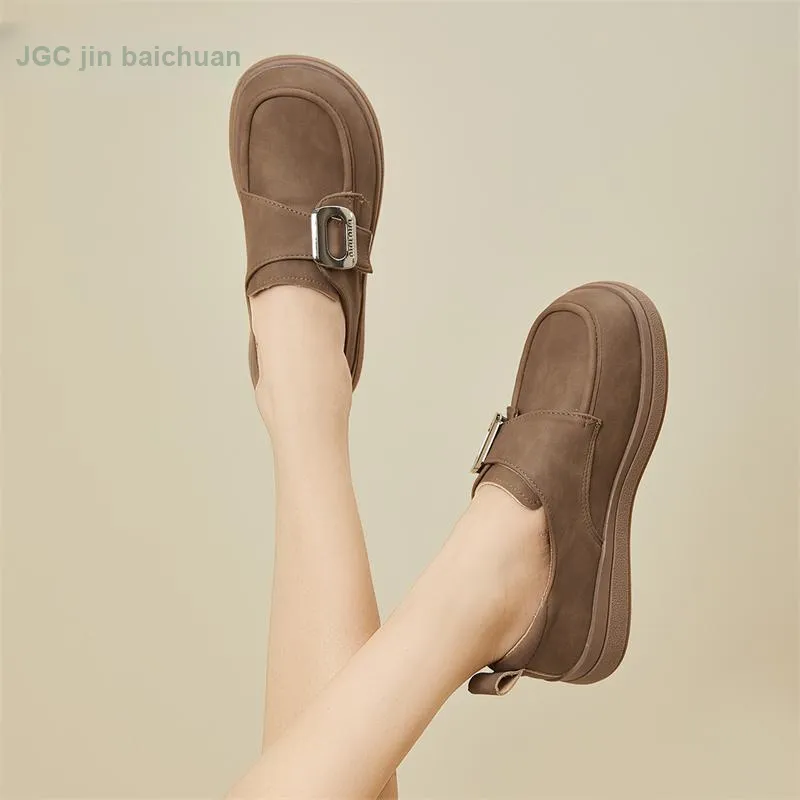 Jin Baichuan Casual Single Shoes Women's Spring-5
