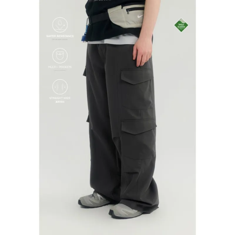 MYSAMESAME Casual Pants Unisex Dark Gray In Stock-7