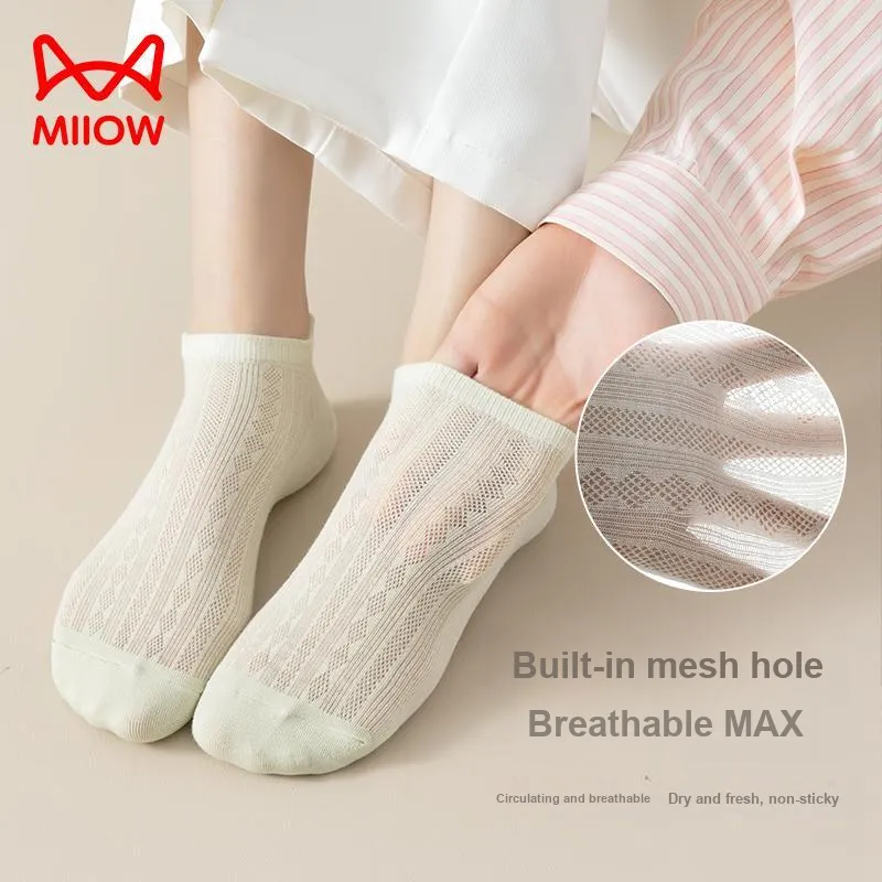 MIIOW Ankle Socks Women's 5 Pack-3