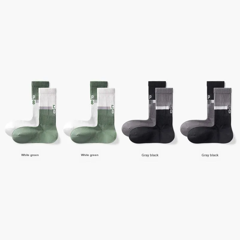 B&C.Room 2023 Fall Crew Socks Men's 4 Pack-12