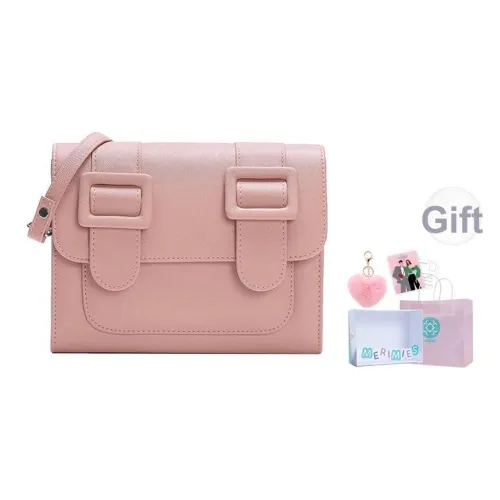 MERIMIES Искусственная кожа Vegetarian Курьерская сумка Почтовая сумка Сумка на плечо Средний Женская Розовая