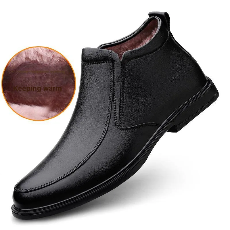 Abango Ankle Boots Men Black-4