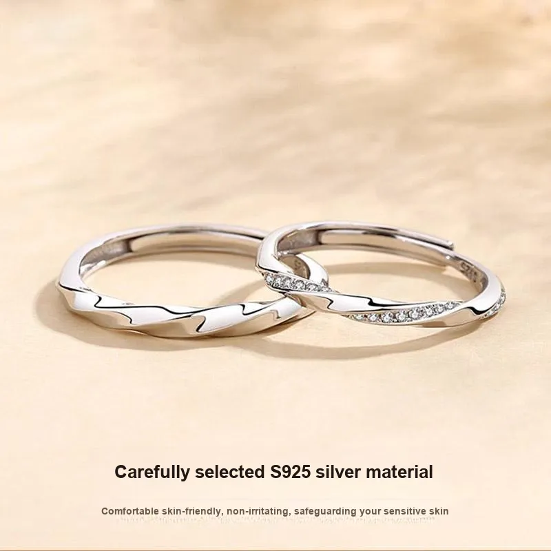 HANYUDIE S925 Silver Rings Unisex-4