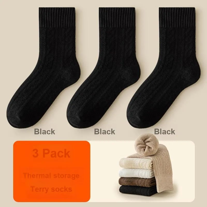 H YXIANG Mid Calf Socks Women's Combo Set-1