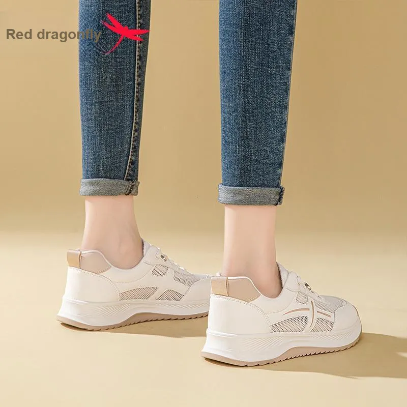 RED DRAGONFLY Breathable And Lightweight Low Top Casual Shoes Women's-4