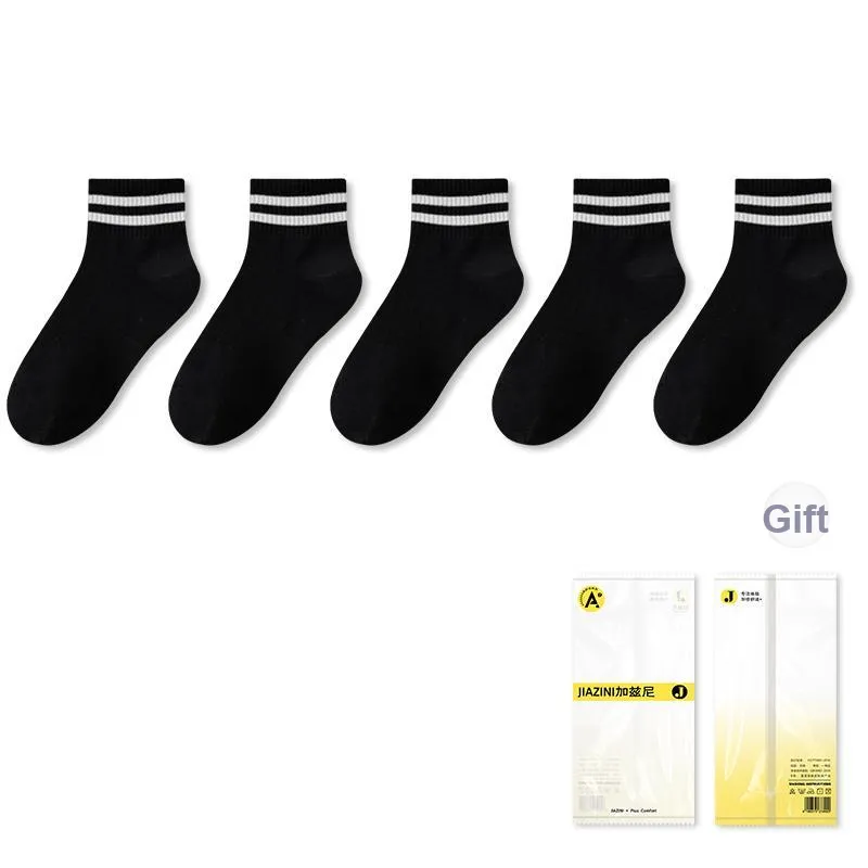 JIAZINI Ankle Socks Unisex 5 Pack-6