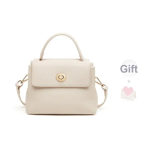 HARSON Корова Кожа Сумка Стандартная Женская Экрю