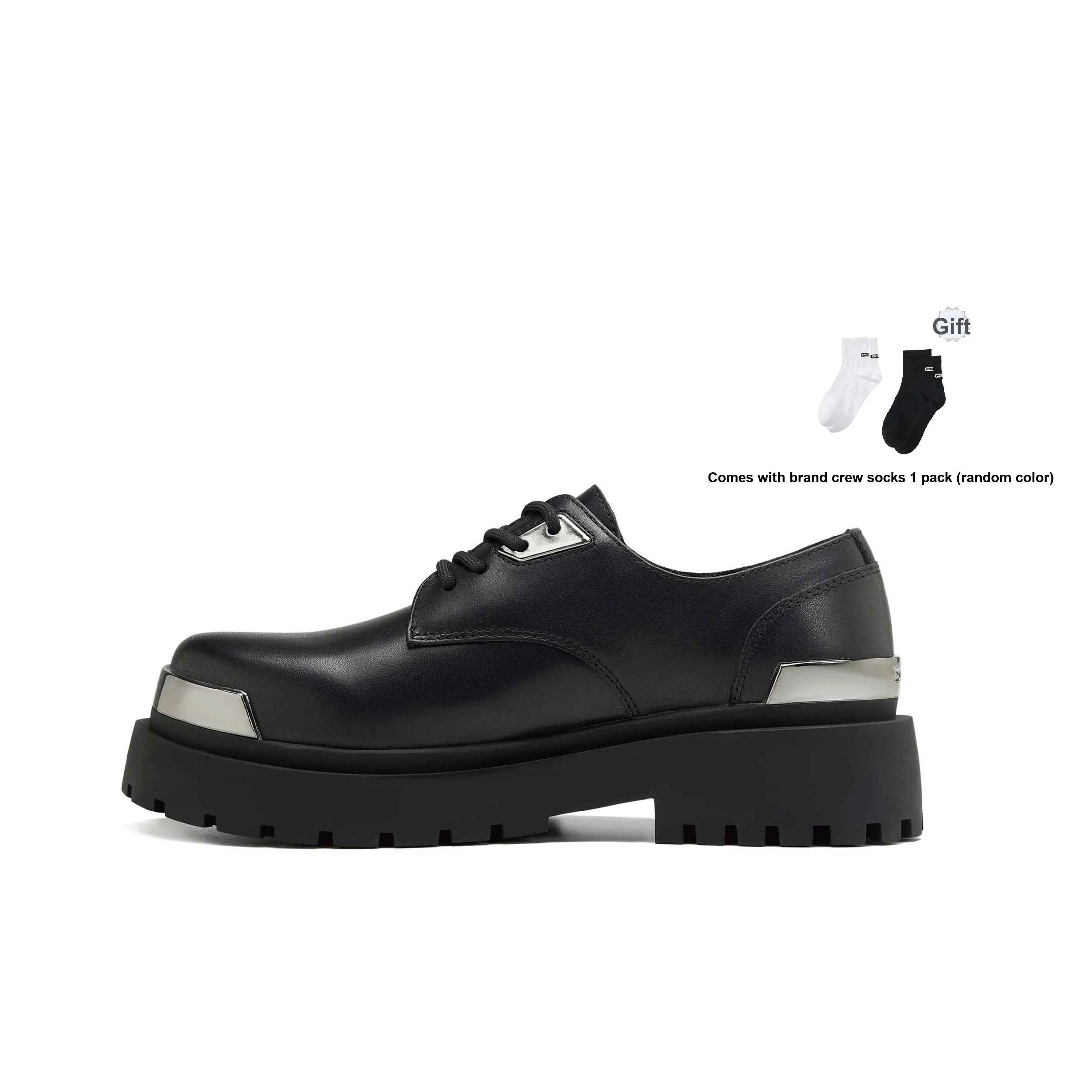 PCLP Men's Casual Shoes Unisex Low-Top Black
