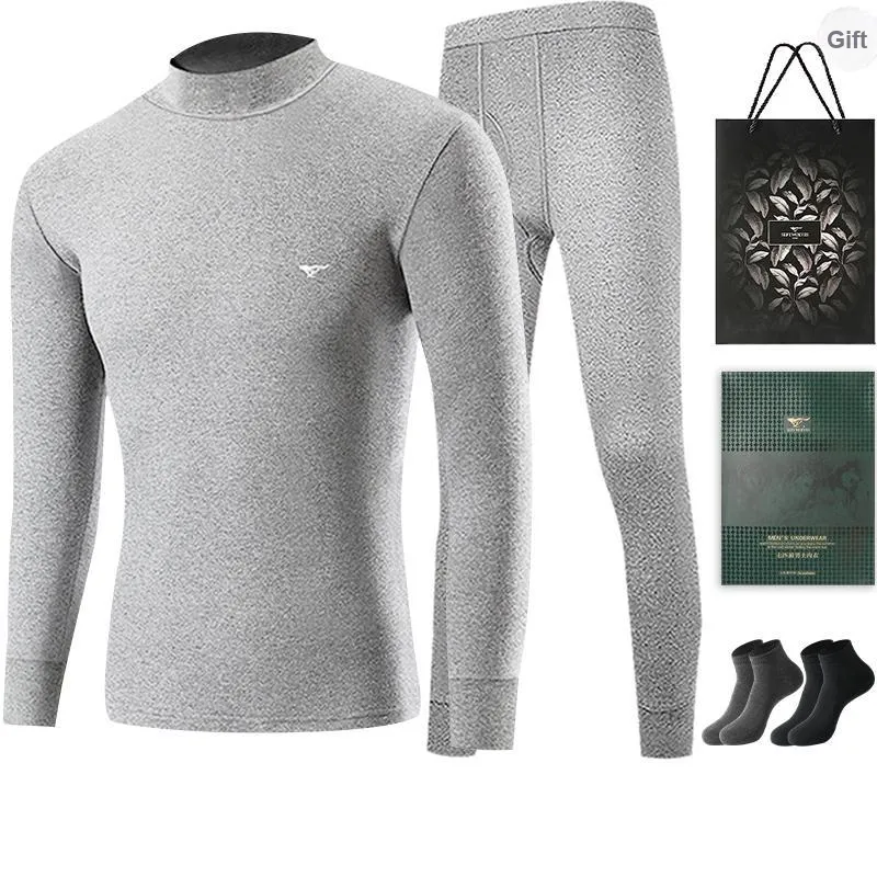 SEPTWOLVES Thermal Set Men's Gift Box Set+Shopping Bag