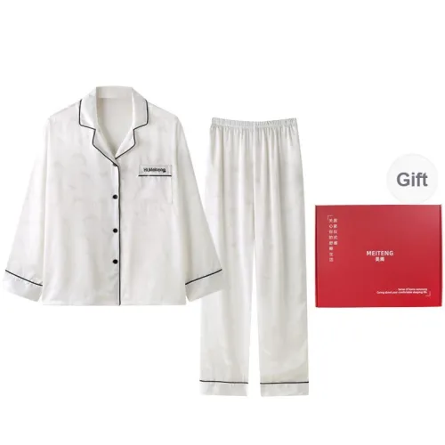 MEITENG Pajama Set Women's Gift Box Set White