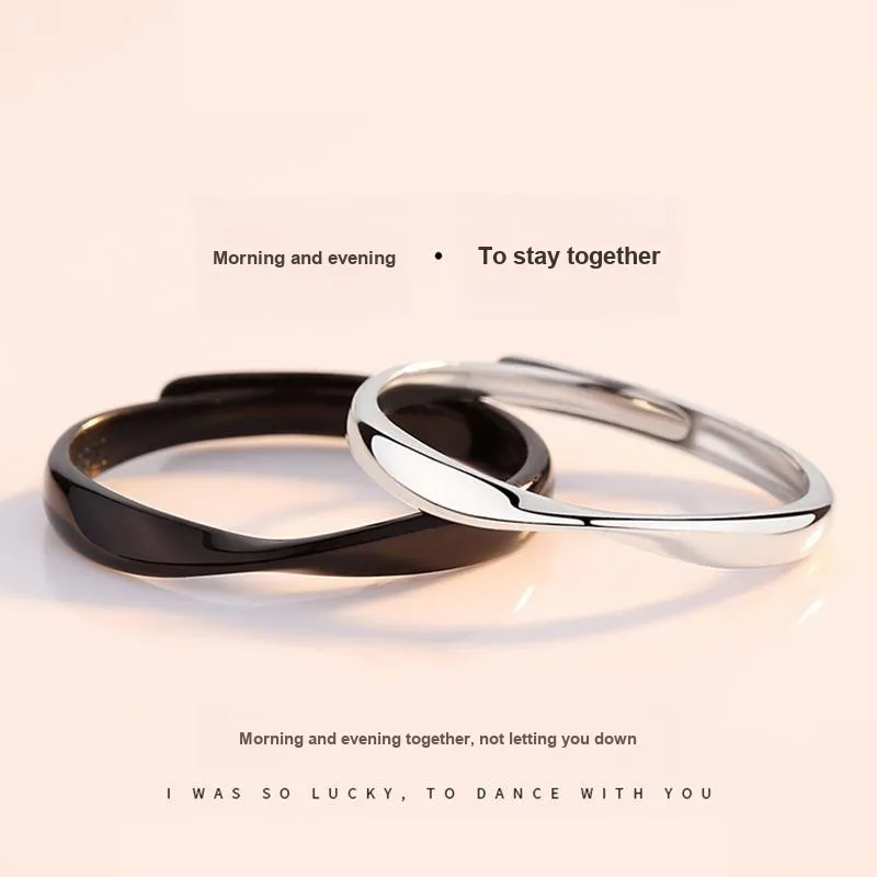 GUDUD 999 Fine Silver Rings Unisex-1