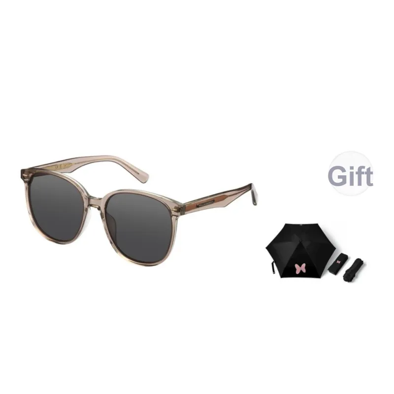 MUJOSH Round Oversized UV Blocking Sunglasses With Outdoor Plate Style And Concave Lenses Unisex-0