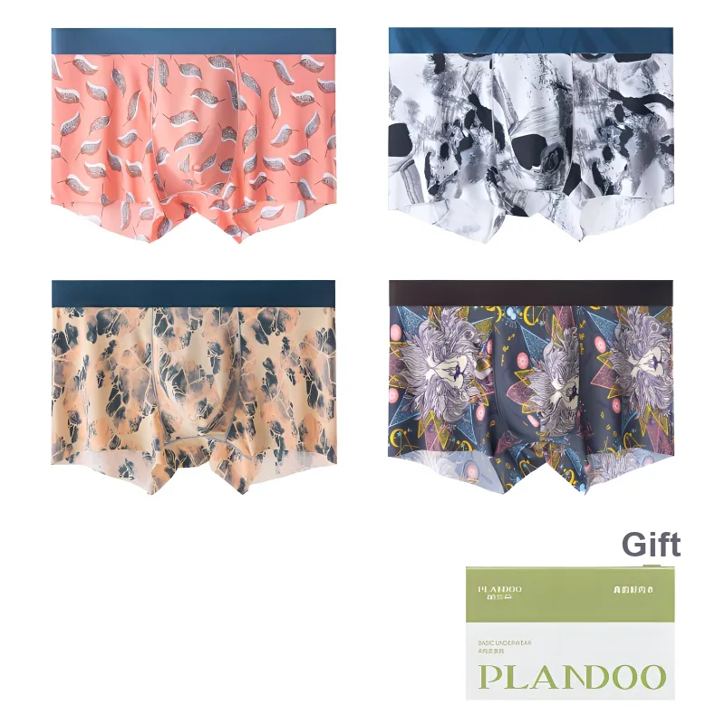 PLANDOO Underpants Men's 4 Pack-40