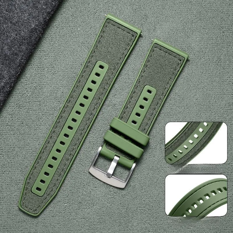 Mr. Strap Huawei Compatibility Watch Band Silicone Material-1
