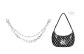 Double-Layer Pearl Chain 35cm