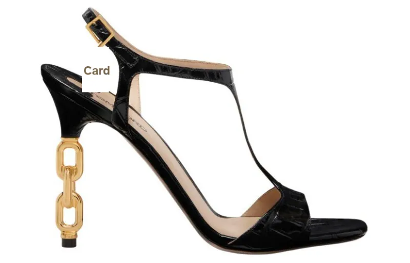 TOM FORD One Strap Sandals 10.5cm Women's Black-1