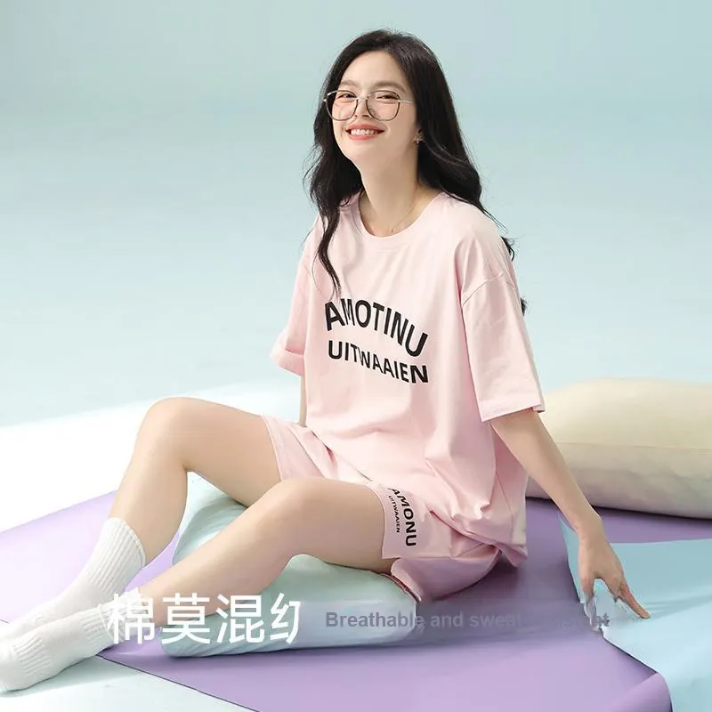 XIAFENYAN Pajama Set Women's Pink-5