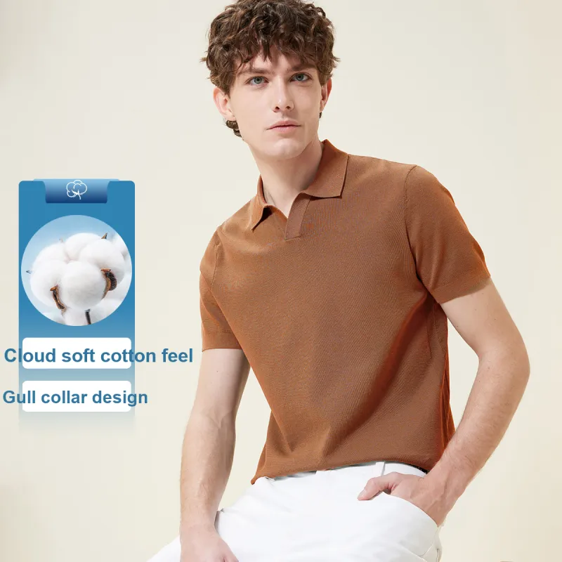 Red bean Polo Shirts Men-10
