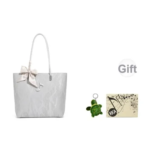 KKA Ткань Сумка Сумка через плечо Женская Серебряный Хаки Черный