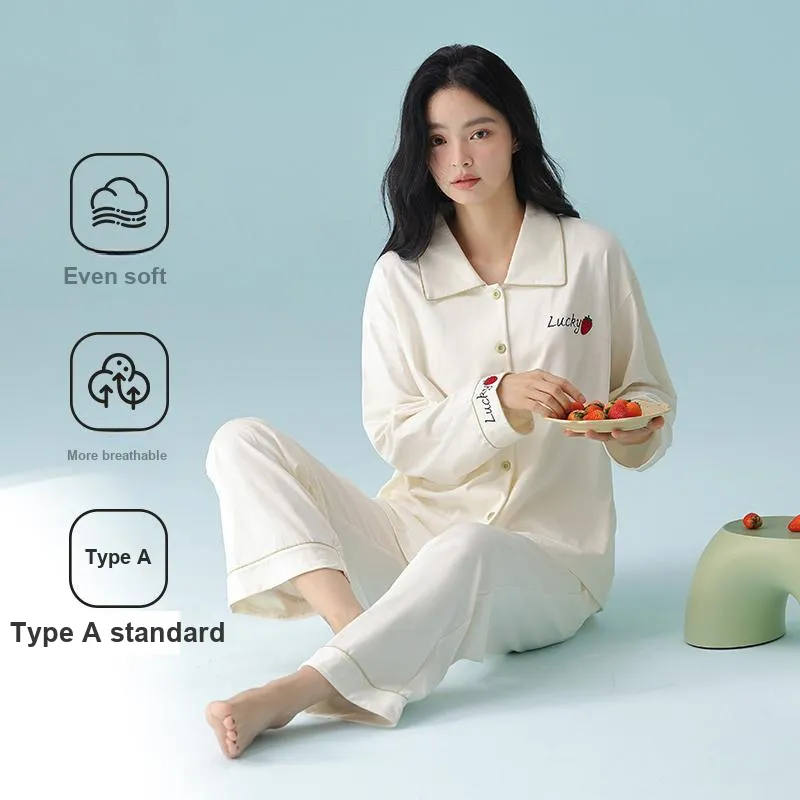 WANANNI Pajama Set Women's White-3