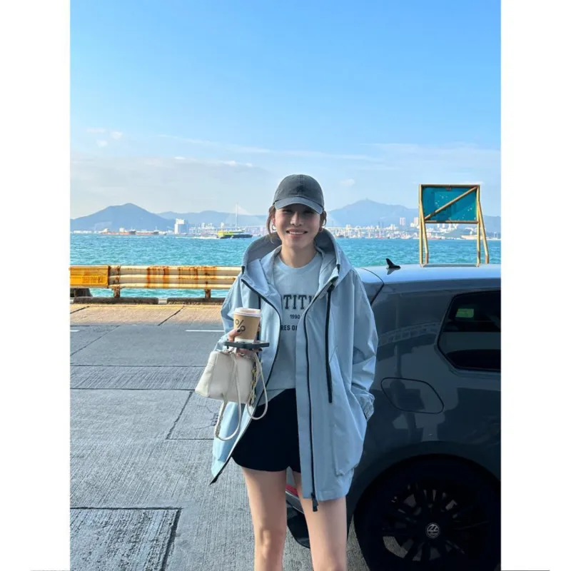 Le Alfashionline Waterproof And Windproof Windbreaker Jacket Women's-5