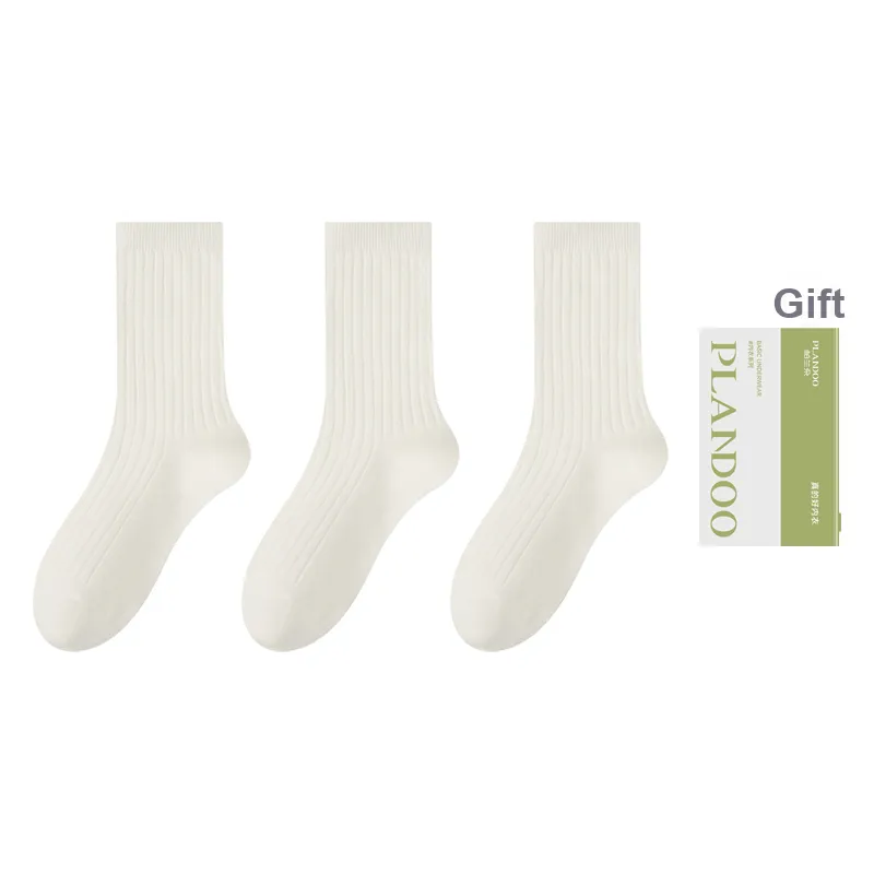 PLANDOO Mid Calf Socks Unisex Shopping Bag 3 Pack-11