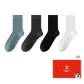 Medium Blue+Dark Gray+Black+White