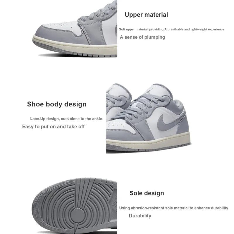 Jordan Air Jordan 1 Low Vintage Grey GS-1