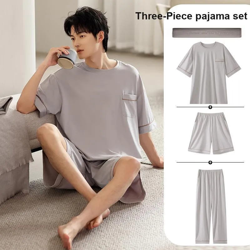 Good Fortune Pajama Set Men's Image Color-1