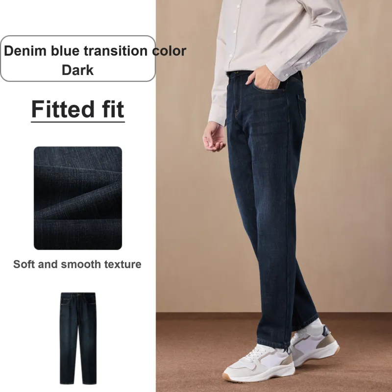 HLA Jeans Men Denim Blue Transition Color Dark 2F-3