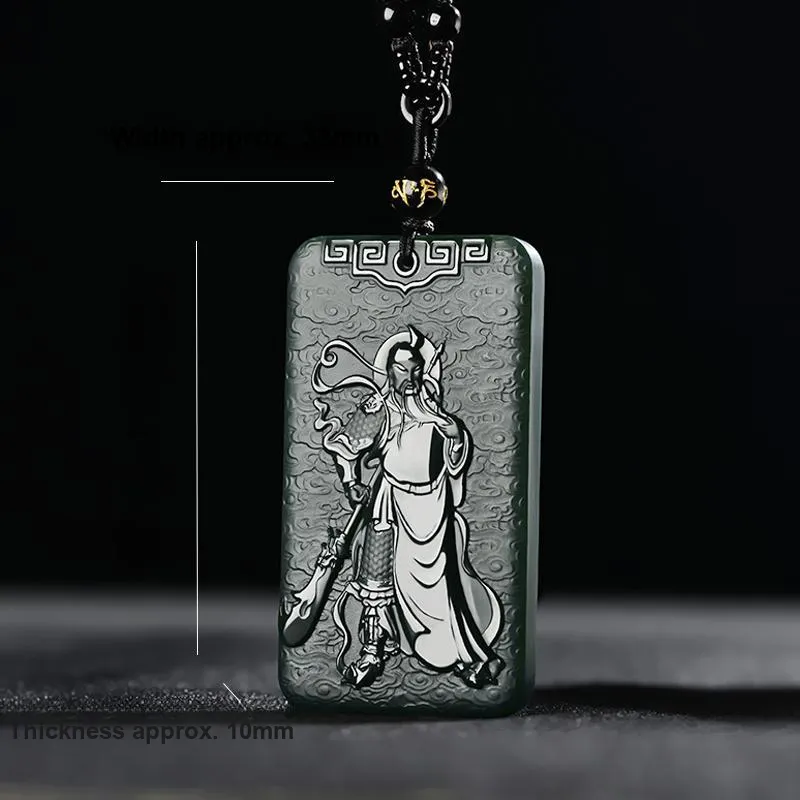 KUNYUYAO Hetian Jade Pendants Green Jade Unisex-14