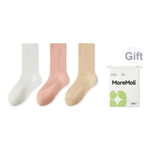 Moremoli Колено Высокие Носки Женские 3 Пачки