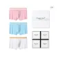 Cherry Blossom Pink+Sea Salt Blue+Ice Lemon White[Cooling Breathable]