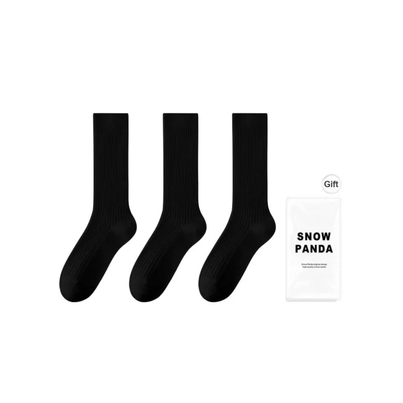 XXLLG Mid Calf Socks Women's Shopping Bag 3 Pack-11