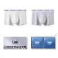 Box+Shopping Bag 2 Pack (White+Gray)