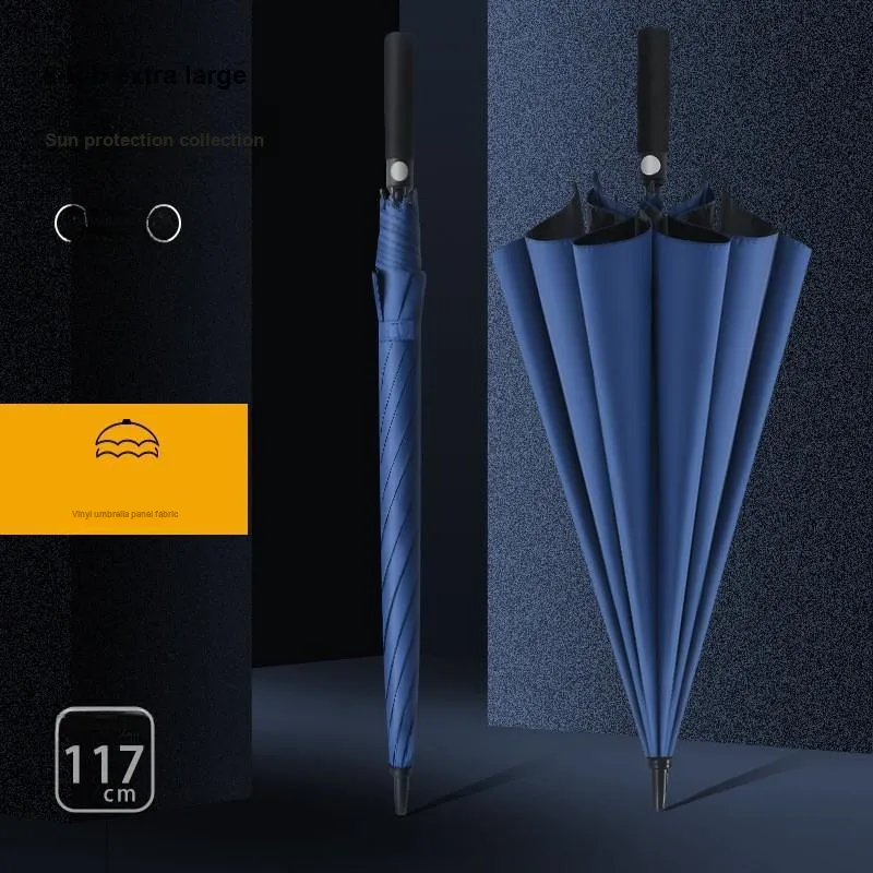 Baudini Extra Large Umbrella With Business Long Handle Extra Large Reinforced Thickened Durable And Wind Resistant-6