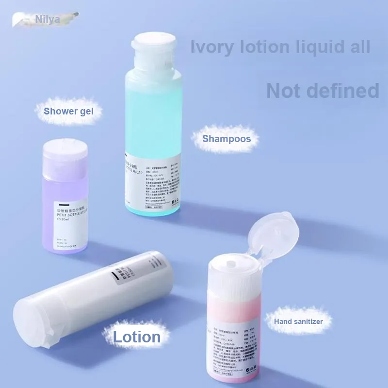 NILIYA Hose Travel Bottles With Dividers Toiletry Portable Empty Bottle-2