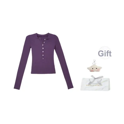 EVPGB Фиолетовый Женский Трикотаж