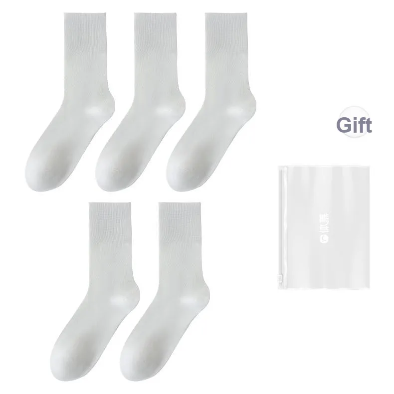 Temooues Mid Calf Socks Unisex Shopping Bag Combo Set-15