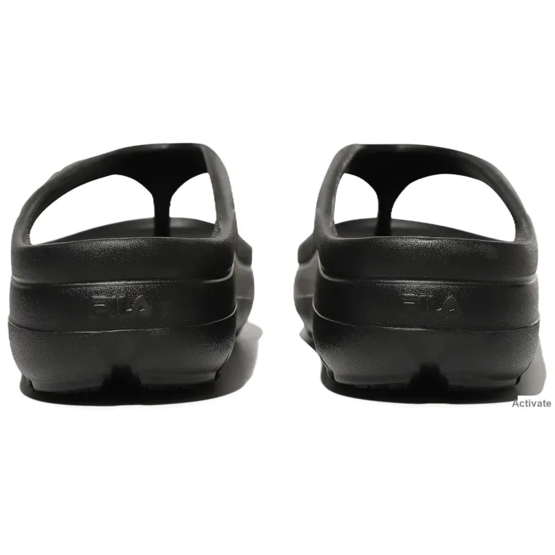 FILA DRIFTER EVA Slip Resistant Flip Flops Unisex Black-3