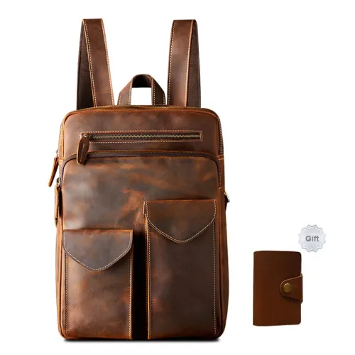 Simple & Nature Backpack Dark Brown