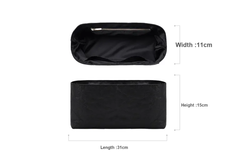 Lan Bao Fan DuPont Paper Bag Insert Women's Black White-4